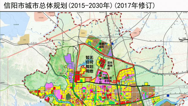 信阳最新规划图-信阳城市蓝图新鲜出炉