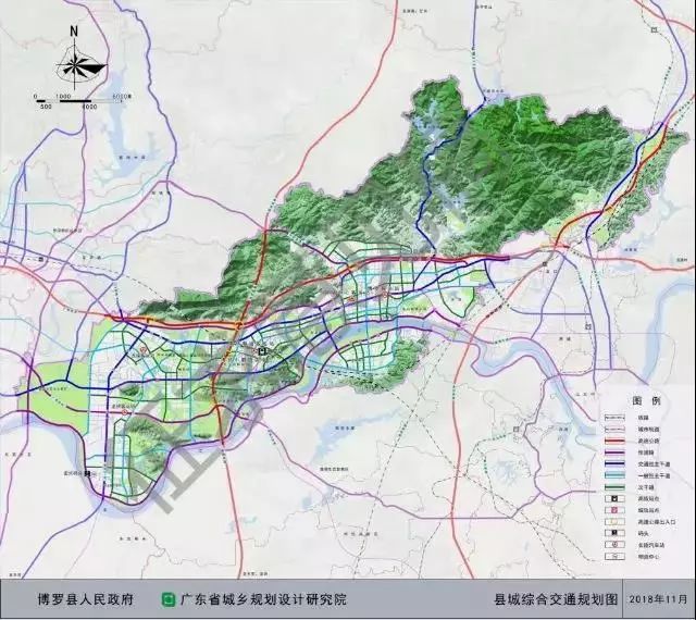 博罗县城最新规划地图｜博罗县城未来规划图览